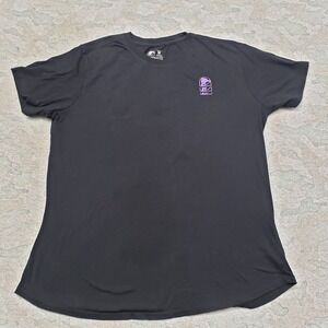 Taco Bell Top Womens Medium Black Short Sleeve